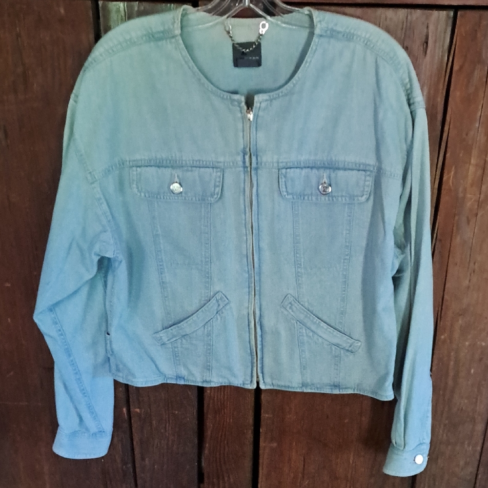 Lizwear 100% Cotton Denim Size 14 Jacket